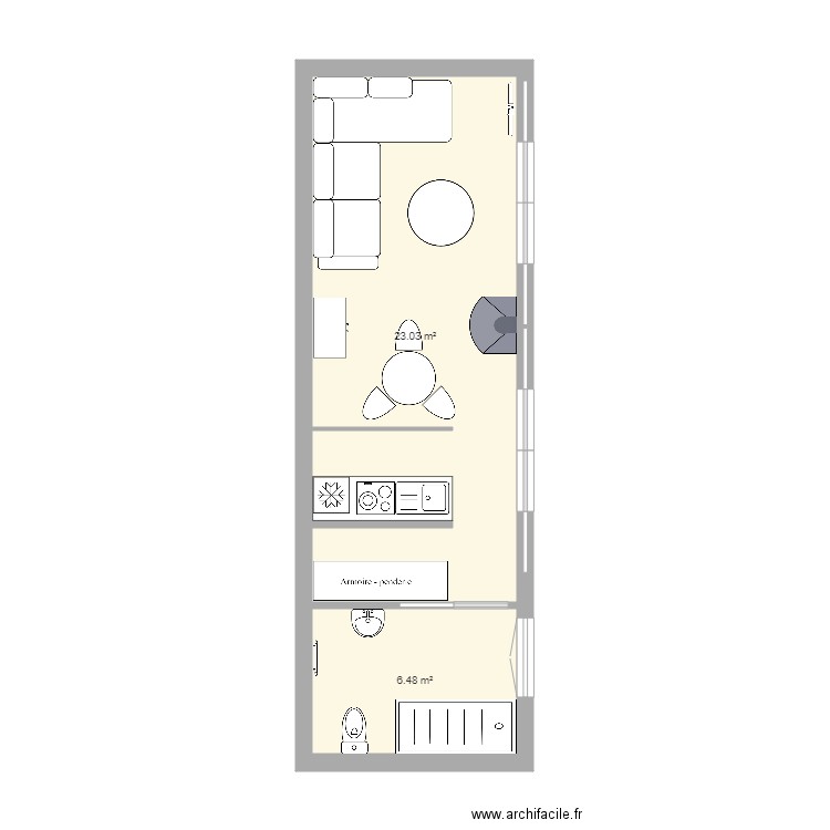 Maison Vaux sur mer extention projet 1. Plan de 0 pièce et 0 m2