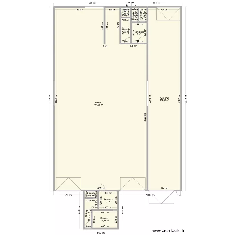 SCI NOLIVIER  SAINTE ROSE NOLIVIER. Plan de 