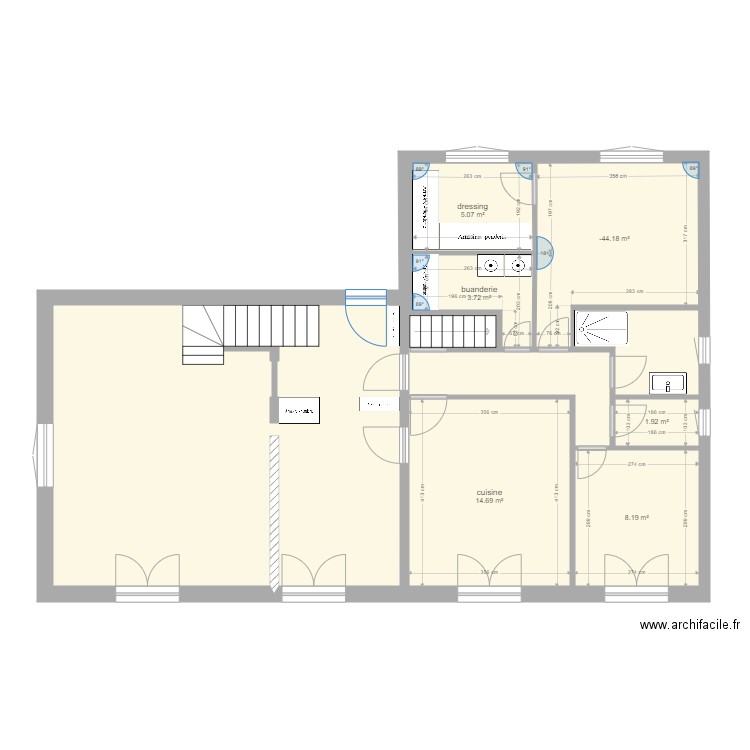 prades 4 rdc. Plan de 0 pièce et 0 m2