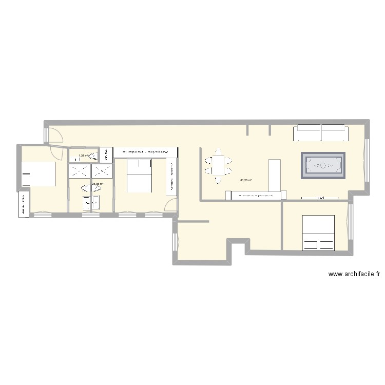 lagasca 27 3e 2. Plan de 0 pièce et 0 m2