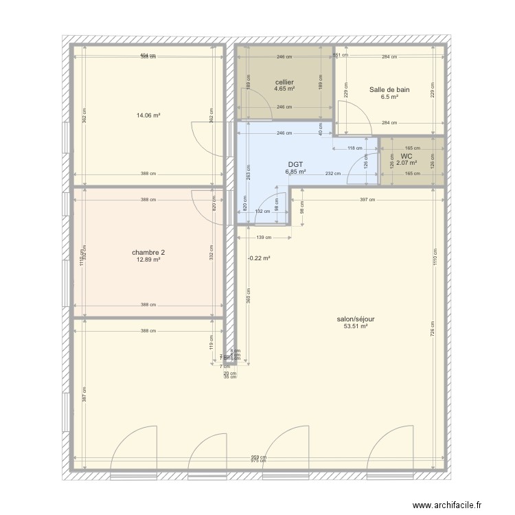 Besson Plan métré 20 03. Plan de 0 pièce et 0 m2