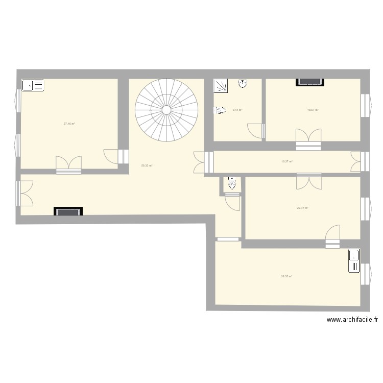 Chatel RDC 0. Plan de 0 pièce et 0 m2