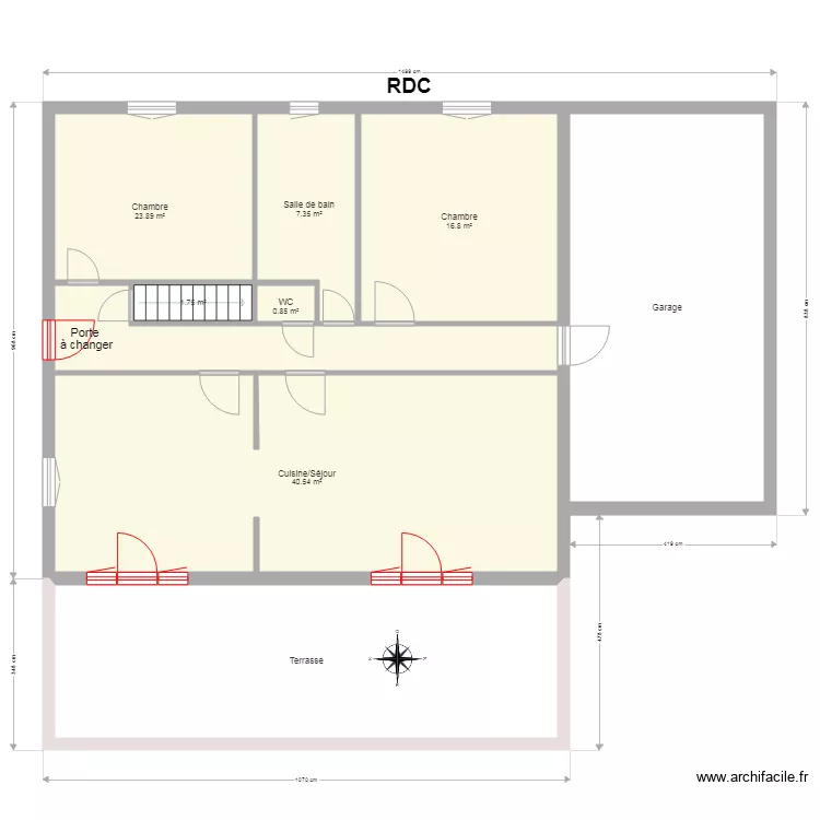 SADOT St Romain le Puy. Plan de 