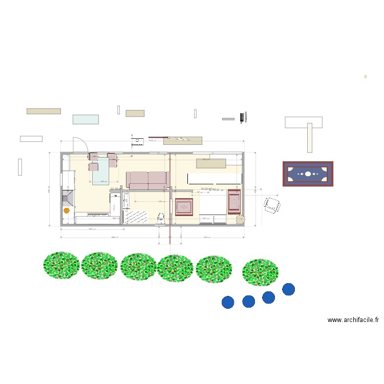 PLANTA 1. Plan de 9 pièces et 243 m2