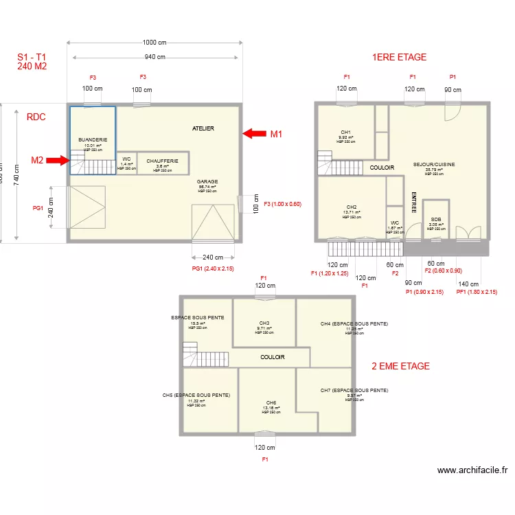 PLAN CHOULET. Plan de 
