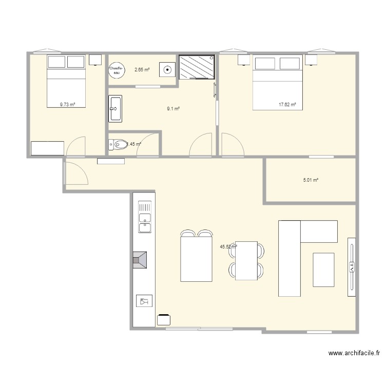 Appartement 1 . Plan de 0 pièce et 0 m2