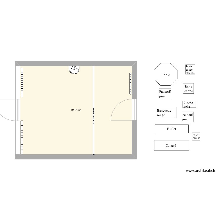 Salle groupe 1. Plan de 0 pièce et 0 m2