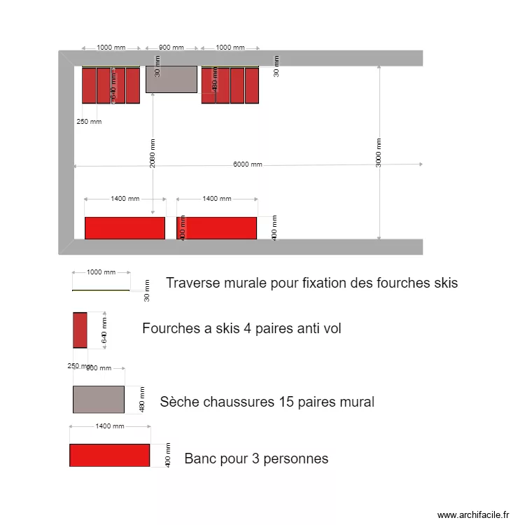 Copropri&egrave;t&eacute; 8 logements (c). Plan de 
