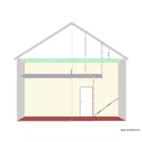 Coupe WC mezzanine