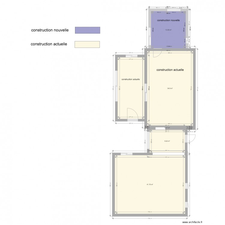 extension cuisine2. Plan de 0 pièce et 0 m2