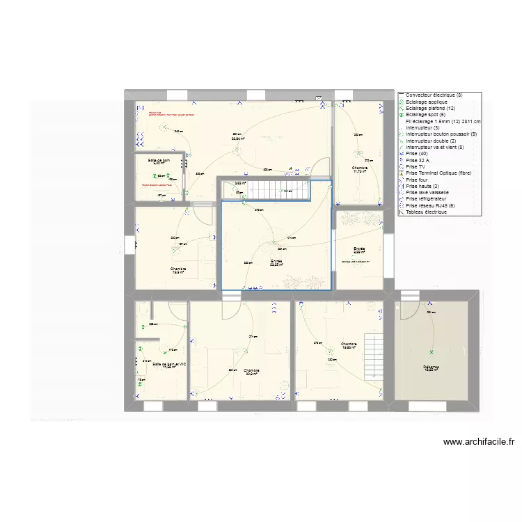 FARDOUX_MIJOUX_Etage1. Plan de 