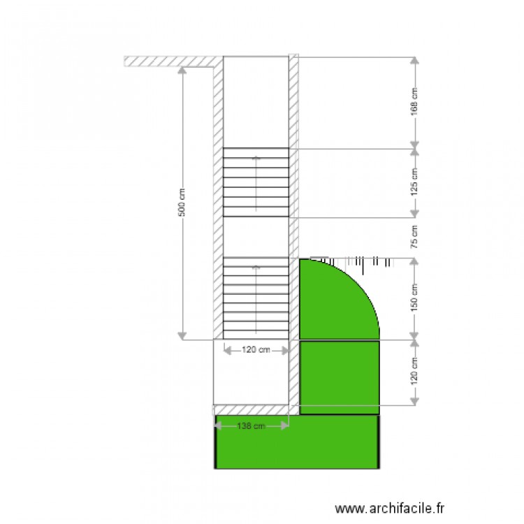 escalierdessus2. Plan de 0 pièce et 0 m2