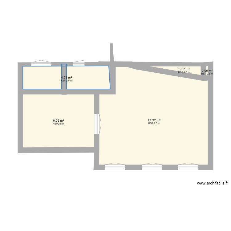 RAJOUT MAISON. Plan de 0 pièce et 0 m2