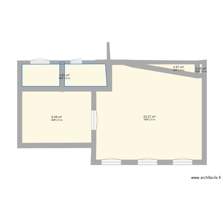 RAJOUT MAISON. Plan de 0 pièce et 0 m2