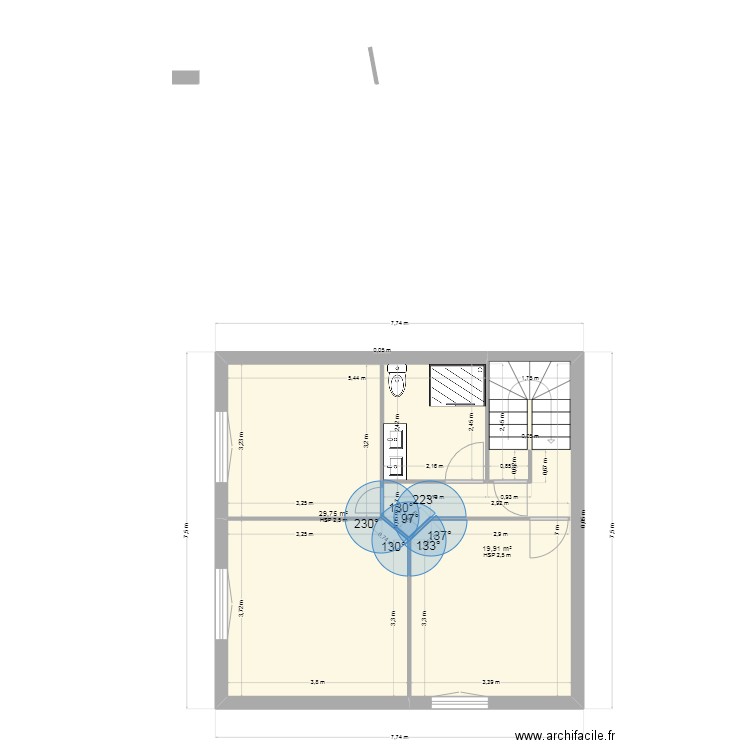 ETAGE 1. Plan de 0 pièce et 0 m2