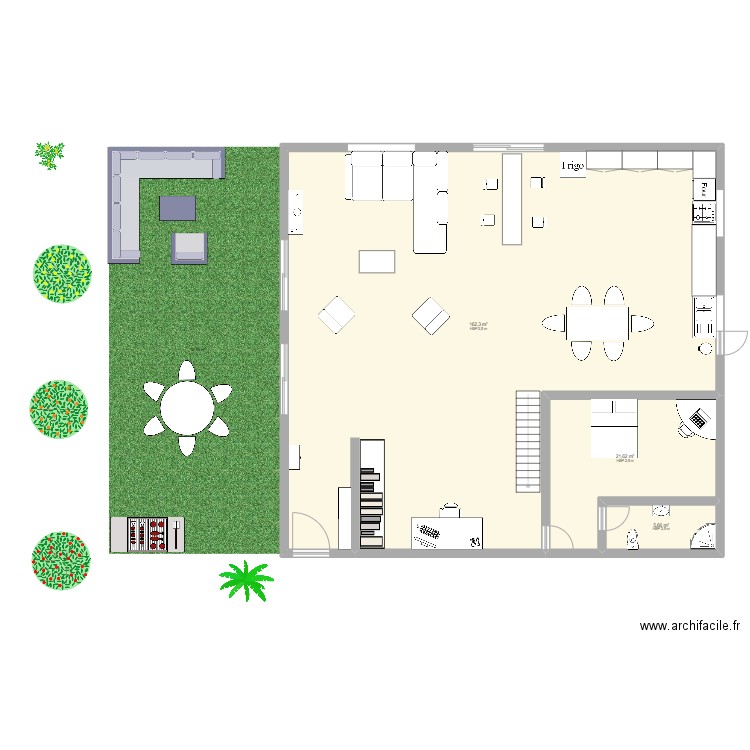 projet maison . Plan de 0 pièce et 0 m2