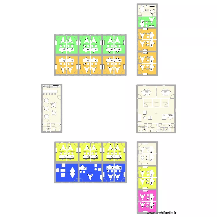 Siege v village. Plan de 