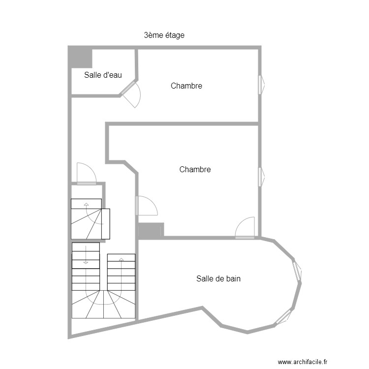 villa d auteuil 3eme. Plan de 0 pièce et 0 m2