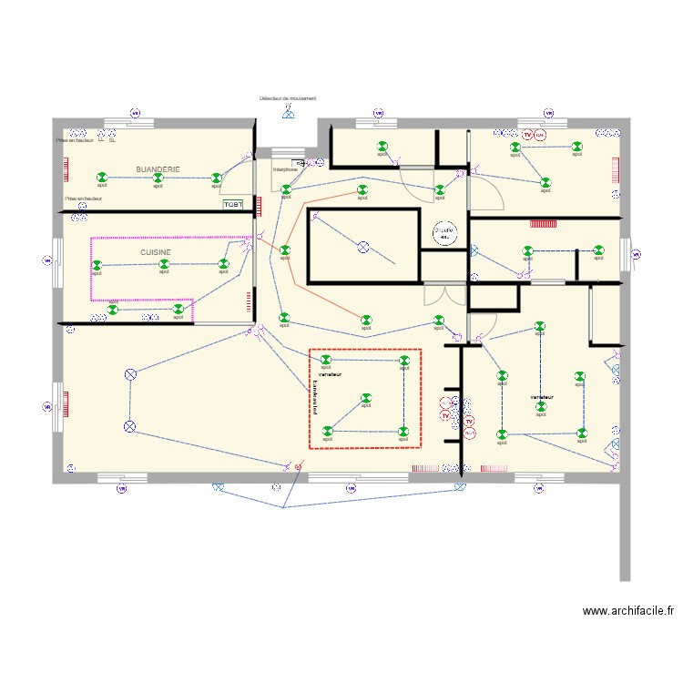 TESSIER ETAGE. Plan de 0 pièce et 0 m2