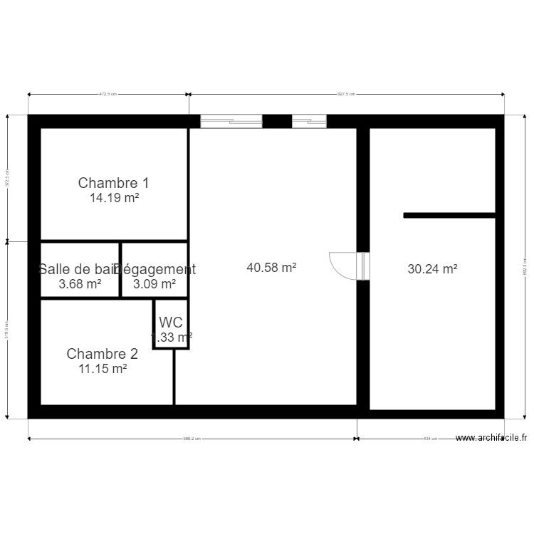 test. Plan de 0 pièce et 0 m2