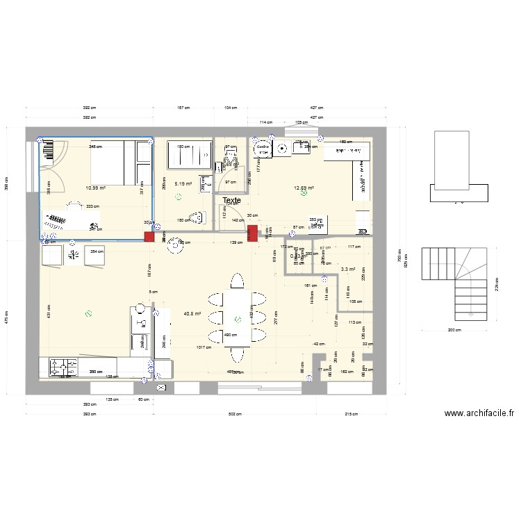 maison rdc 26032019 bis. Plan de 0 pièce et 0 m2