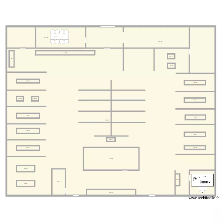 plan magasin King jouet. Plan de 