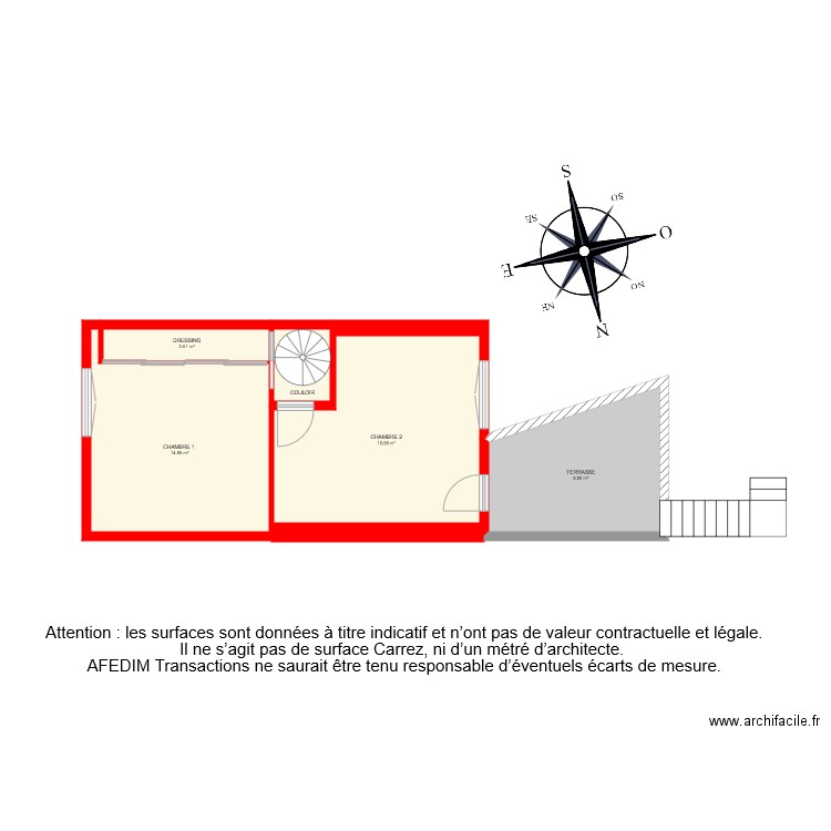 BI 6408 ETAGE 1. Plan de 0 pièce et 0 m2