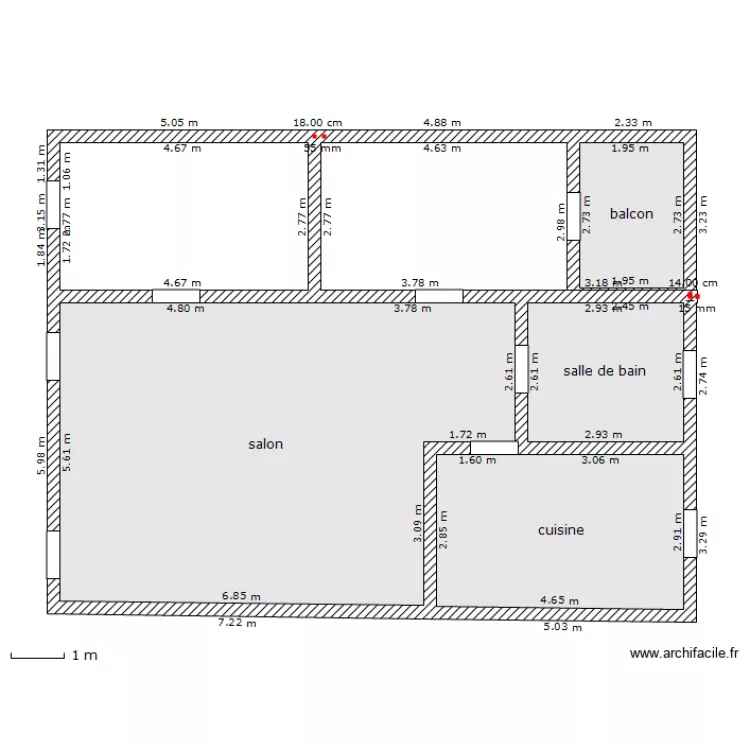 maison tunisie. Plan de 
