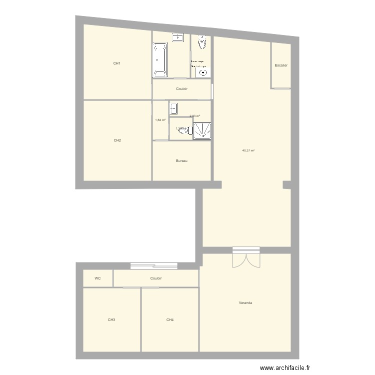 maison mzt1 test2. Plan de 0 pièce et 0 m2