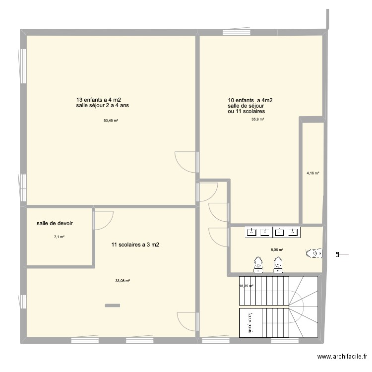 titre. Plan de 0 pièce et 0 m2