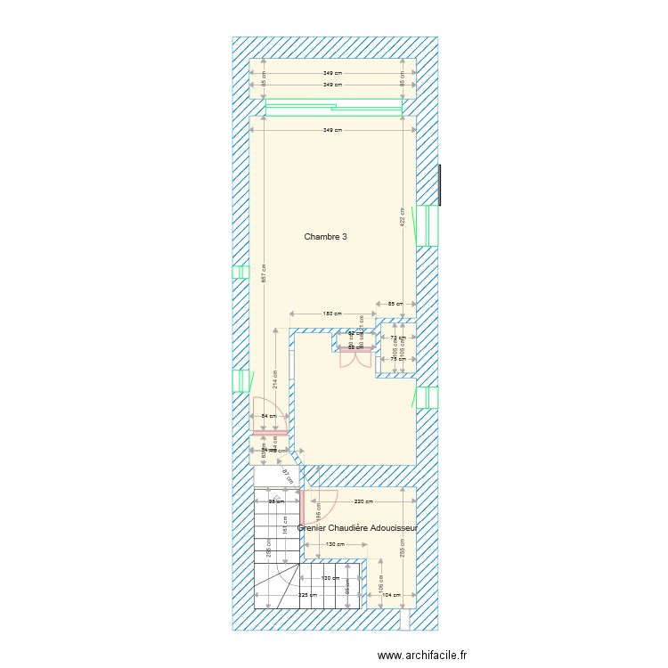 Montauroux Etage. Plan de 0 pièce et 0 m2