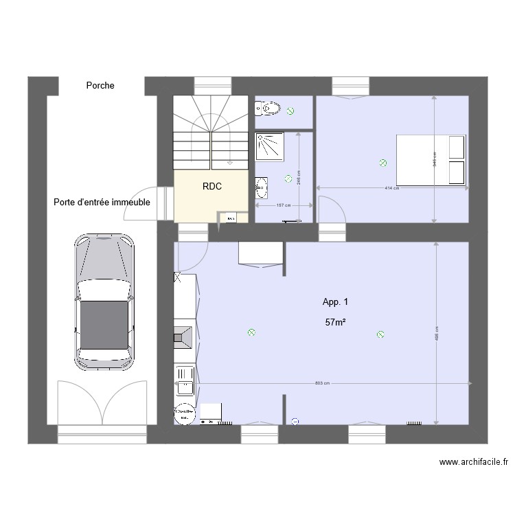 Pipon RDC. Plan de 0 pièce et 0 m2