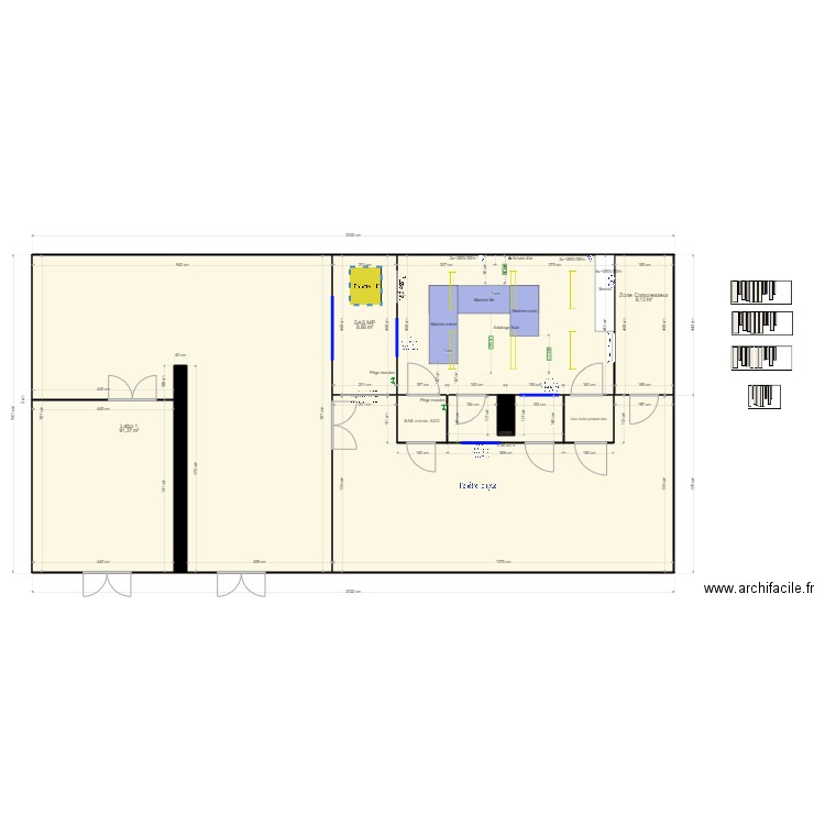 Atelier. Plan de 0 pièce et 0 m2