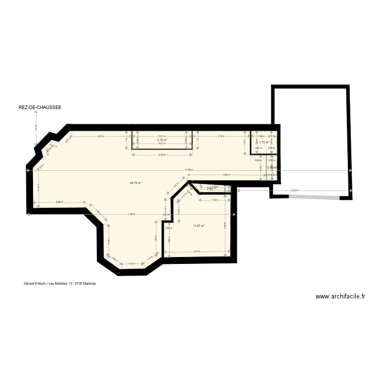 1990RezGarage. Plan de 0 pièce et 0 m2