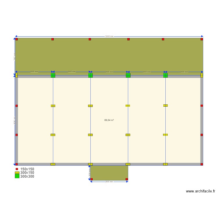 Апрелевка Сваи. Plan de 3 pièces et 100 m2