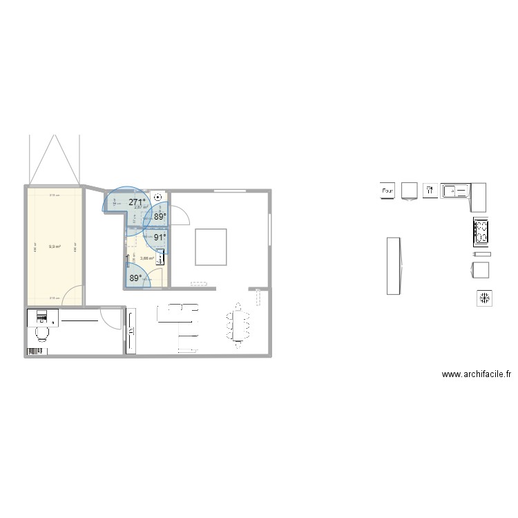 ss v2. Plan de 0 pièce et 0 m2