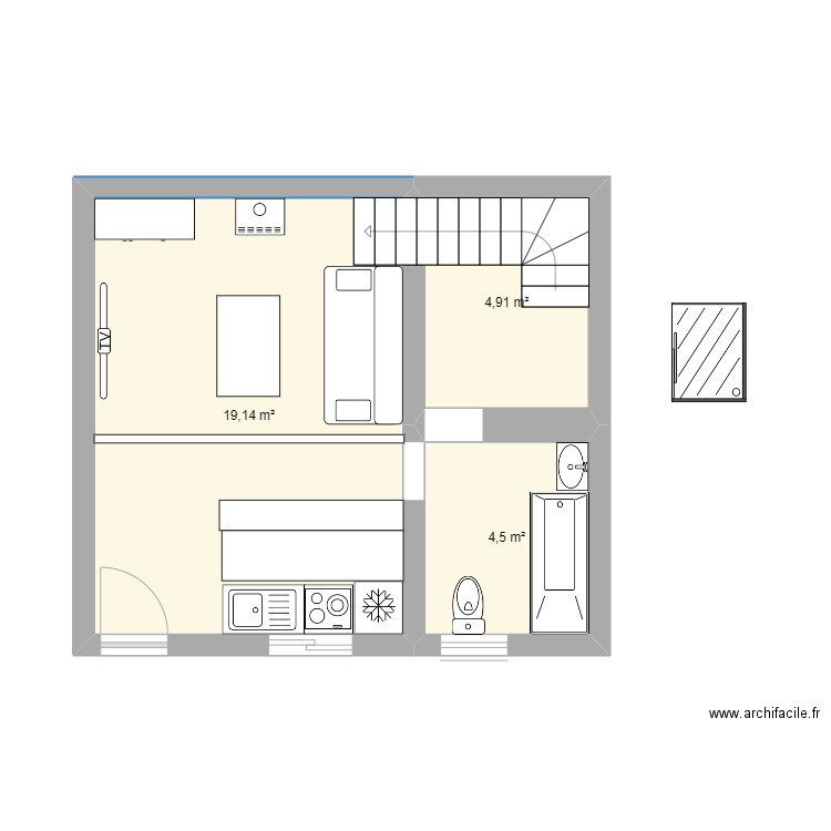 gite. Plan de 0 pièce et 0 m2
