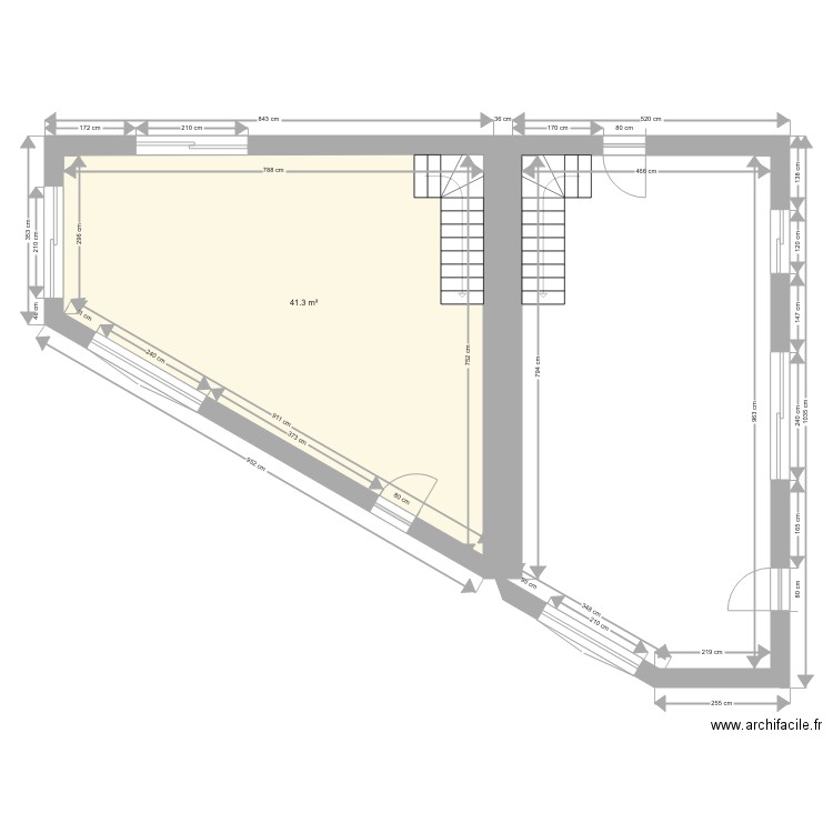 ST Julien v1. Plan de 0 pièce et 0 m2