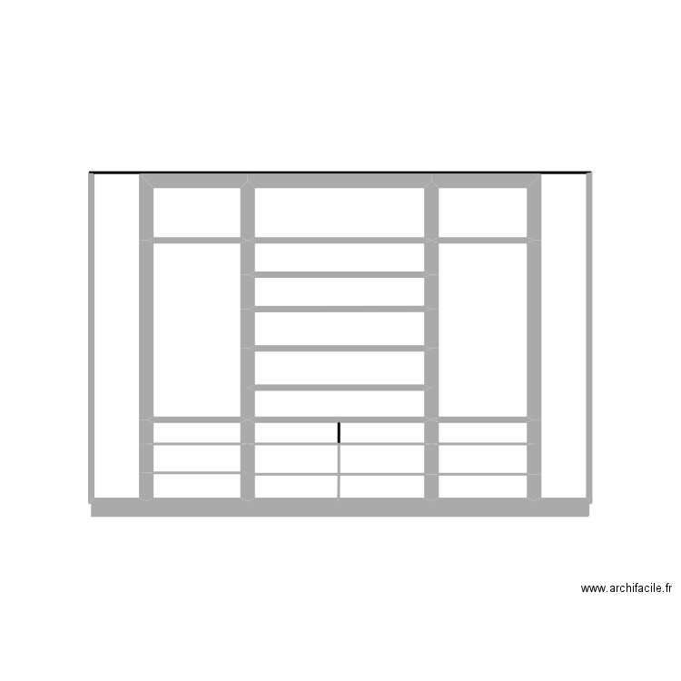 Anatole bibliothèque 7. Plan de 22 pièces et 16 m2