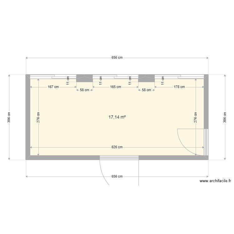 Rénovation cuisine fenêtres coulissantes. Plan de 0 pièce et 0 m2