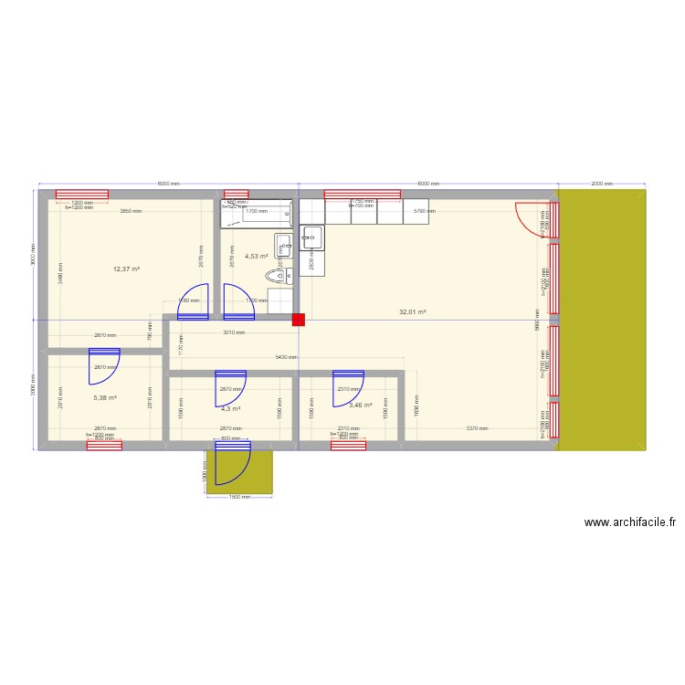 Семенково новое план. Plan de 0 pièce et 0 m2