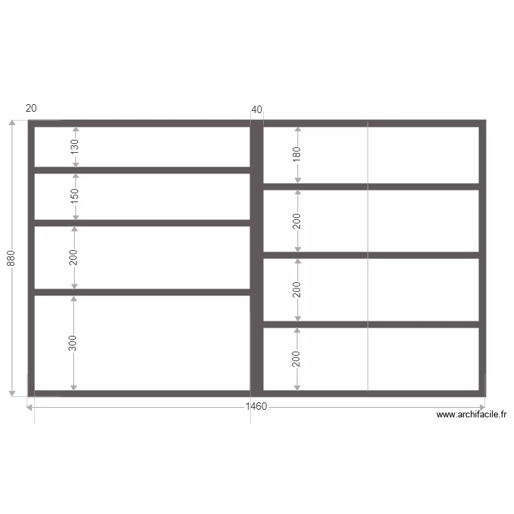 s&egrave;vres placard cuisine int. Plan de 
