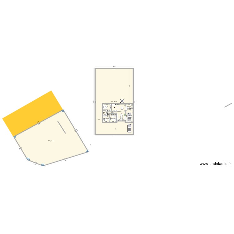 plan goerlin. Plan de 8 pièces et 106 m2