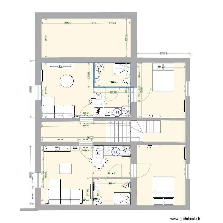 carlos rdc. Plan de 0 pièce et 0 m2