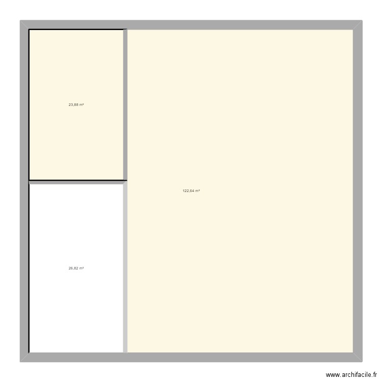 plan maison lot 4. Plan de 3 pièces et 227 m2