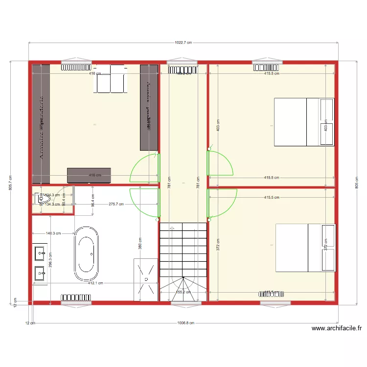 etage orville 1. Plan de 
