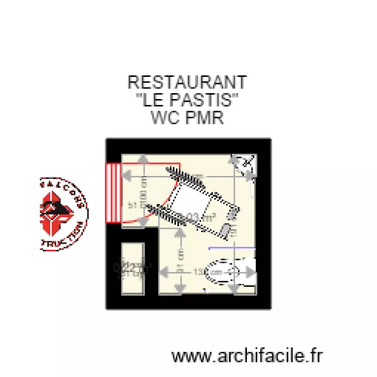 LE PASTIS. Plan de 