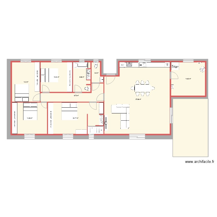 maison 5. Plan de 0 pièce et 0 m2