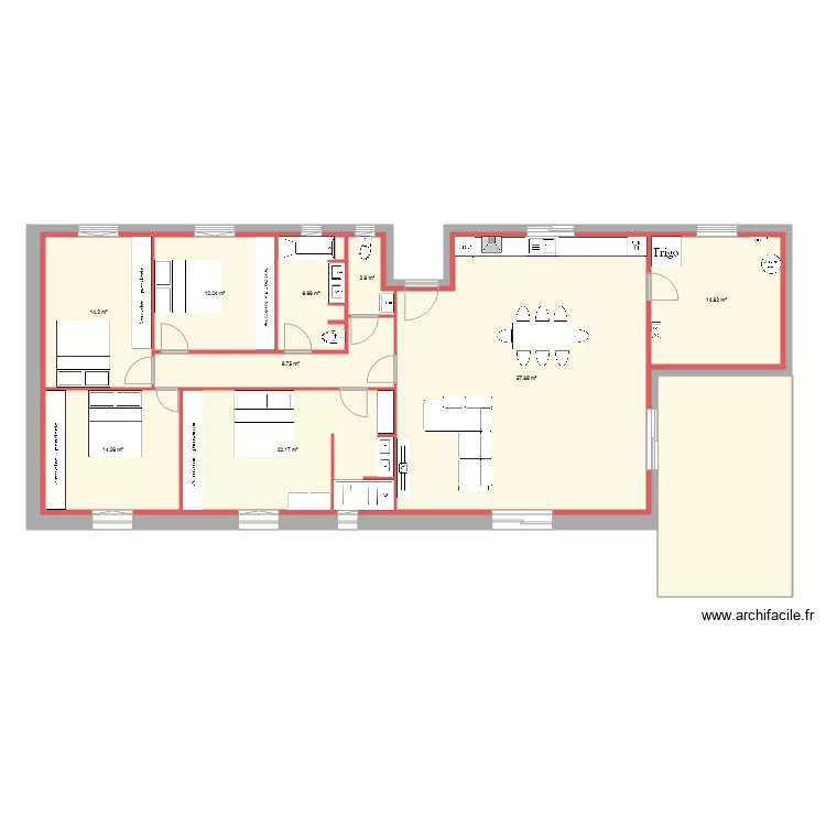 maison 5. Plan de 