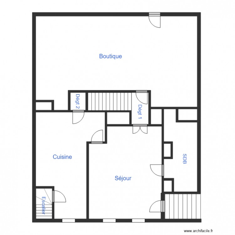 COLLETTE RDC. Plan de 0 pièce et 0 m2